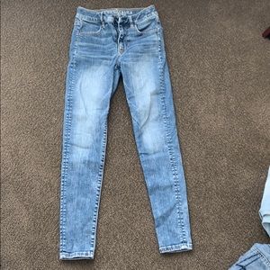 Hi rise jeggings short